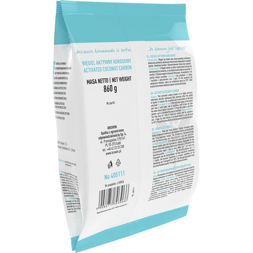 Aktivt kokoskol 0,86 kg - 3