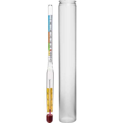 Alkoholmätare med termometer