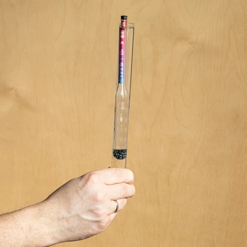 Alkoholmätare okrossbar med provrör, mätområde 20-98% - 4