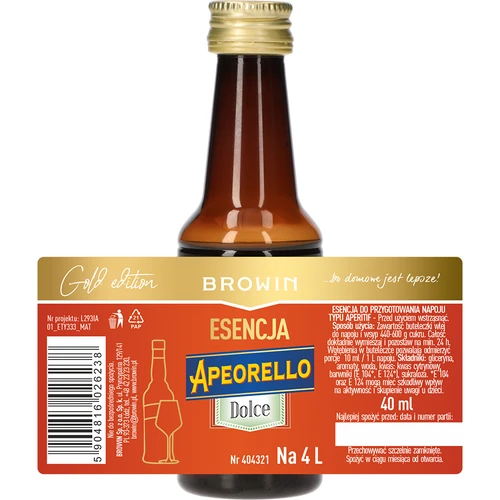 Apeorello Dolce-essens för 4 L, 40 ml - 5