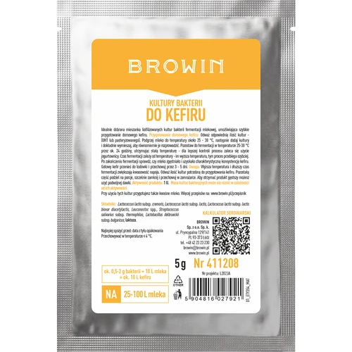 Bakteriekulturer för kefir och filmjölk, 5 g
