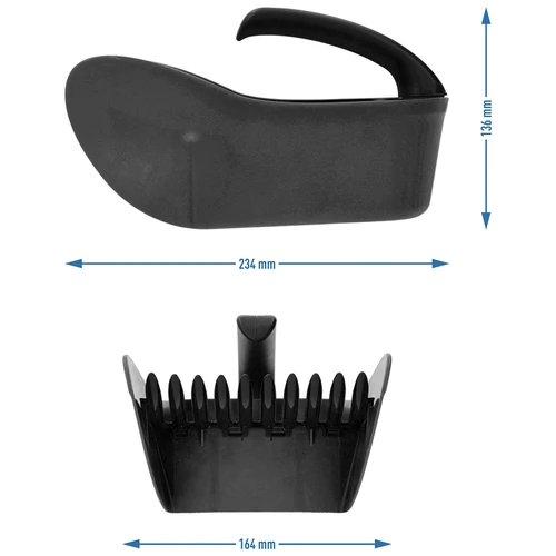 Bärplockare för små frukter i plast, svart - 9