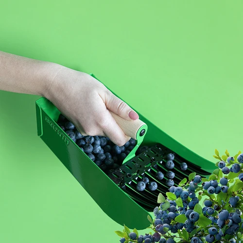 Bärplockare för små frukter, metall grön - 7