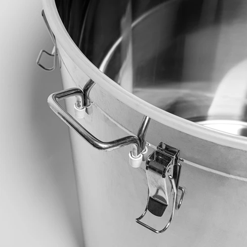 Behållare i rostfritt stål 161 L med lock - 5