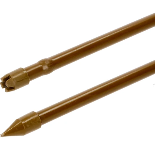 Belagt stålstöd i bambuform, 180 cm x 11mm - 2