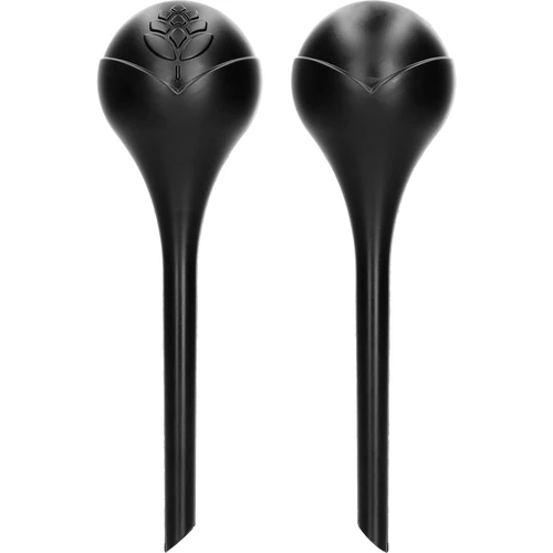 Bevattningskulor för växter, svarta matta, 400 ml, 2 st.