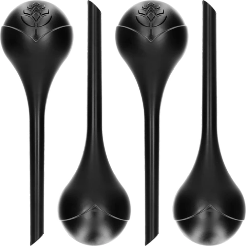 Bevattningskulor för växter, svarta matta, 400 ml, 4 st.