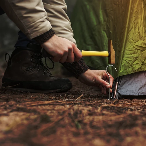 Böjda tältpinnar - 10 st. - 7