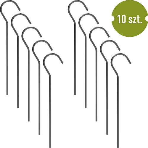 Böjda tältpinnar - 10 st. - 2