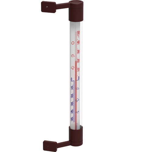 Brun utomhustermometer (-50°C till +50°C) 22cm - 2