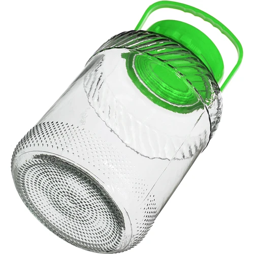 Burk 5 L med tång - grön lock - 4