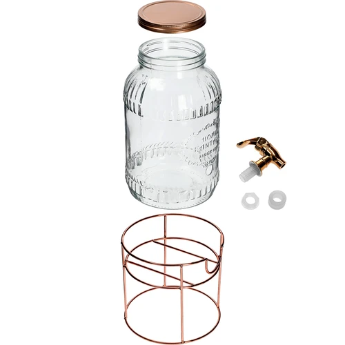 Burk med kran 3,8 L på ställning - 3