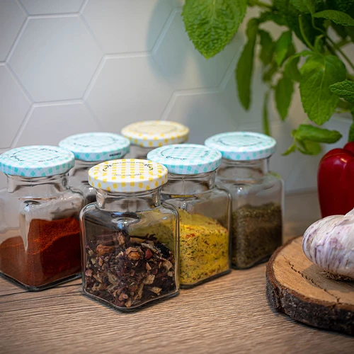 Burk TO 150 ml Fyra hörn fi 53 lock - 6 st. - 9