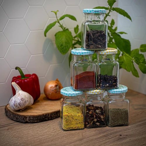 Burk TO 150 ml Fyra hörn fi 53 lock - 6 st. - 10