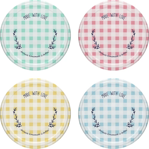 Burk TO 150 ml Fyra hörn fi 53 lock - 6 st. - 7