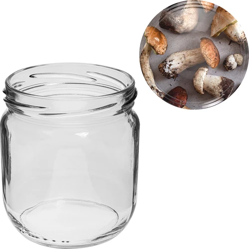 Burk TO Gurken 425 ml med färgat lock fi 82/6 - 6 st. - 8