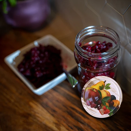 Burk TO Kvart 250 ml med lock fi 66 - 6 st - 12