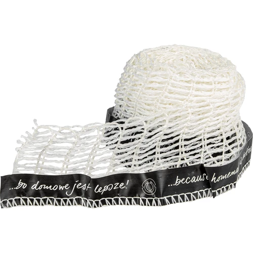 Charkuterinät med etikett, mått 15 cm x 4 m, med termisk hållbarhet 125°C