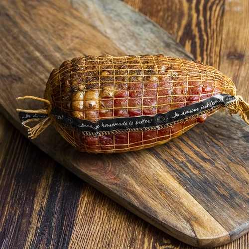 Charkuterinät med etikett, mått 15 cm x 4 m, med termisk hållbarhet 125°C - 4