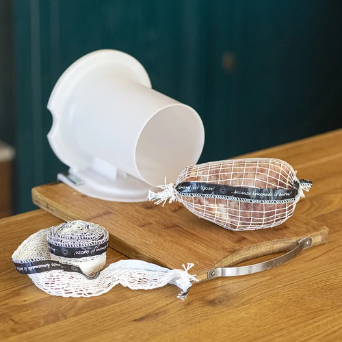 Charkuterinät med etikett, mått 15 cm x 4 m, med termisk hållbarhet 125°C - 3