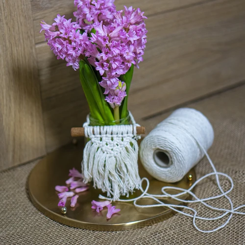 Charkuterisnöre bomull vitt (240°C) 145 m - 5