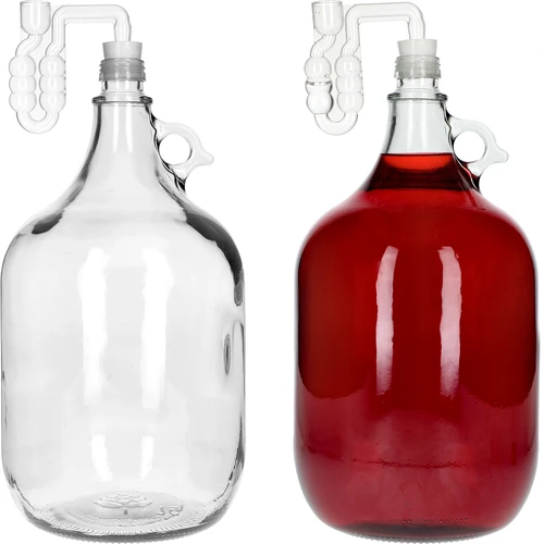Dama 5 L med skruvlock, korkpropp och jäsrör – 4-pack - 4