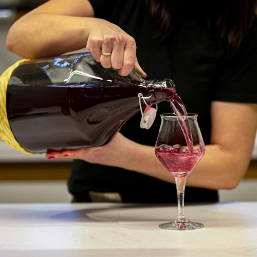 Damejeanne 5L i flätning - 3