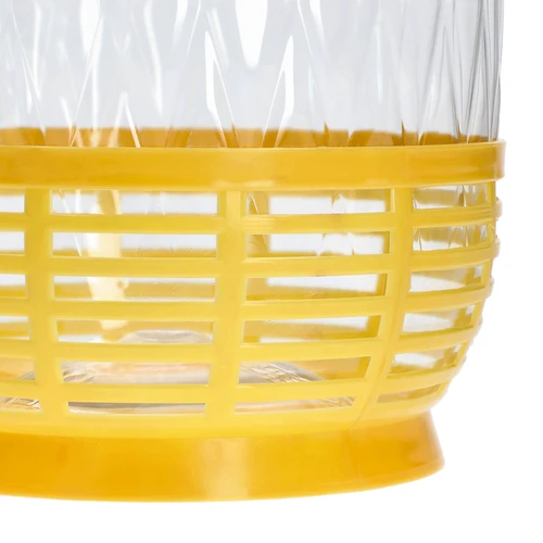 Damejeanne Dama 5 L PET, med skruvkork och korg - 4