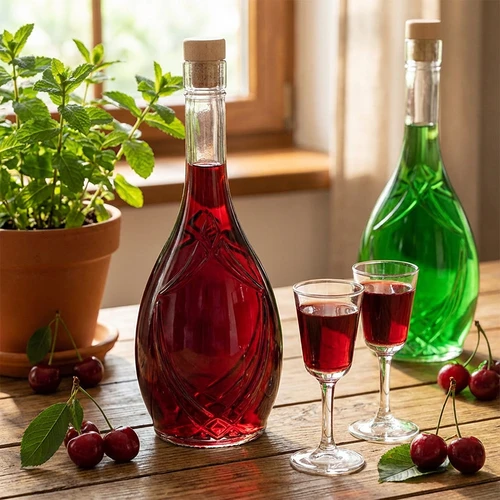 Dekorativ flaska ICONA 500 ml, med svampformad korkpropp, 1 st. - 6