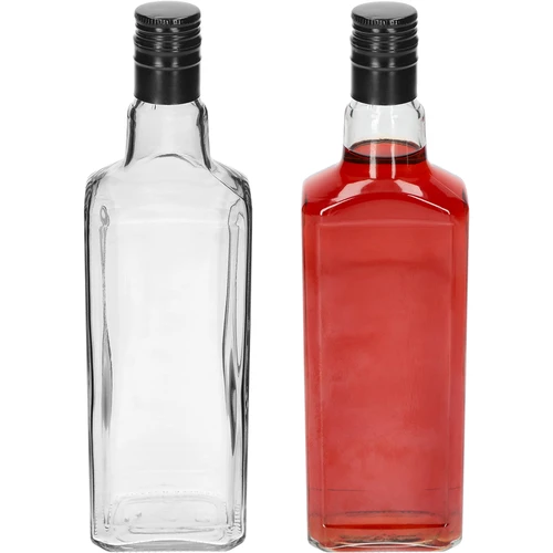 Dekorativ flaska TYNKTURA 0,5 L, med lång svart skruvkapsyl Ø 28 mm, 1 st. - 3