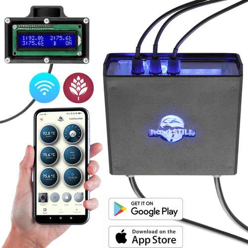 Destillationssats hawkSTILL ”Kalla fingrar” 60 L + Wi‑Fi IQ‑system med LCD‑display - 4