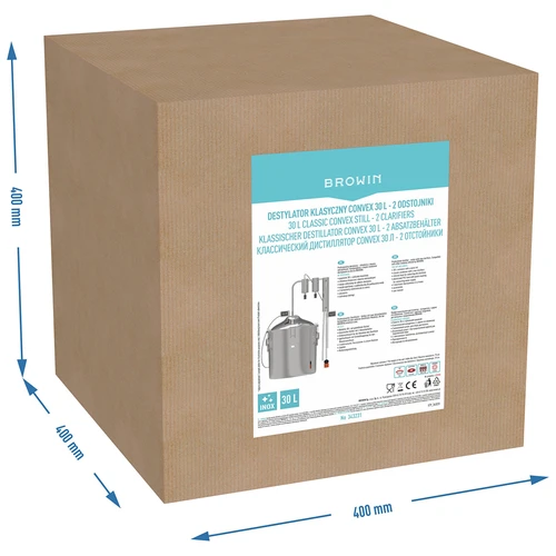 Destillator hawkSTILL 1.0 CONVEX 30 L - 2 avskiljare - 10