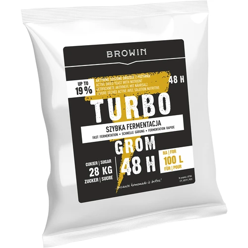 Destillerijäst Turbo Grom 48h 100L - 3