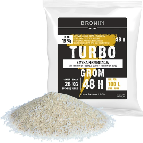 Destillerijäst Turbo Grom 48h 100L - 4