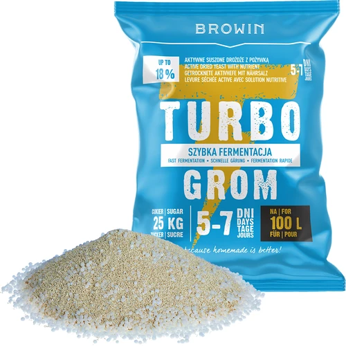 Destillerijäst Turbo Grom 5-7 dagar 100L - 3