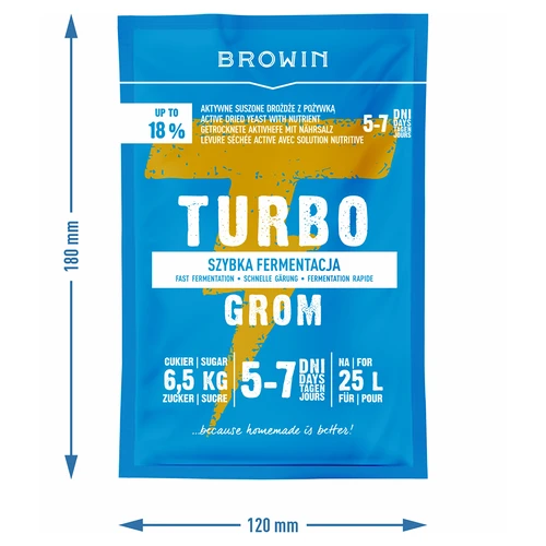 Destillerijäst Turbo Grom 5-7 dagar - 4