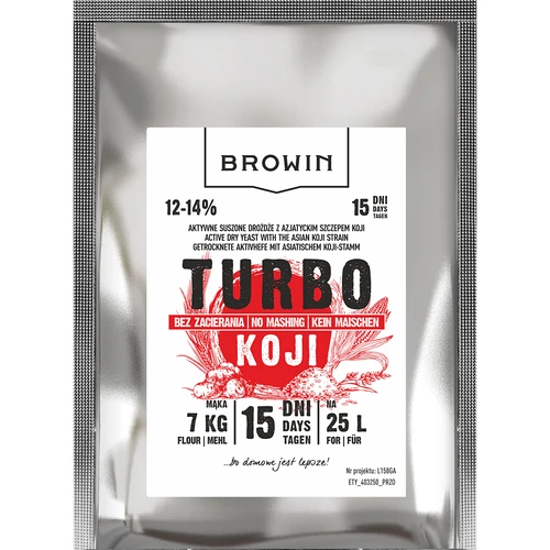 Destillerijäst Turbo Koji, 50 g (utan mäskning!)
