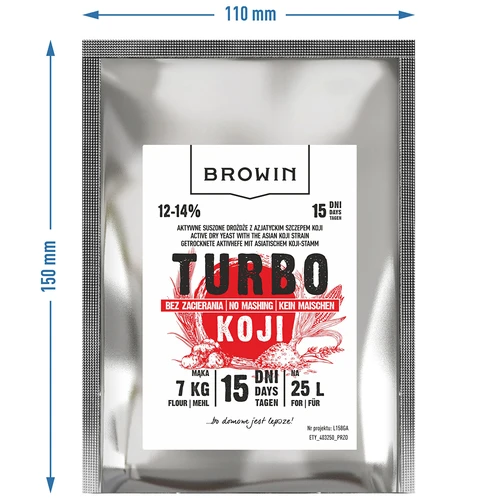 Destillerijäst Turbo Koji, 50 g (utan mäskning!) - 7