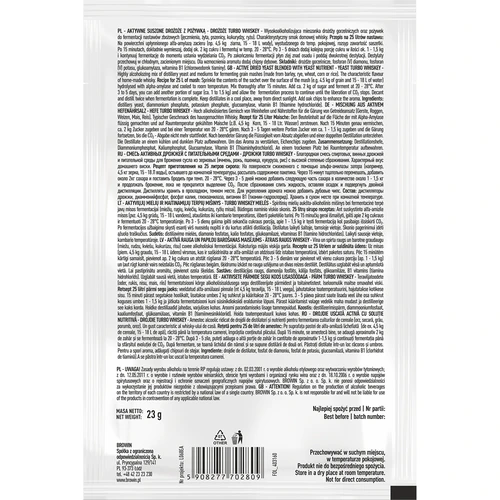 Destillerijäst Turbo Whiskey - 3