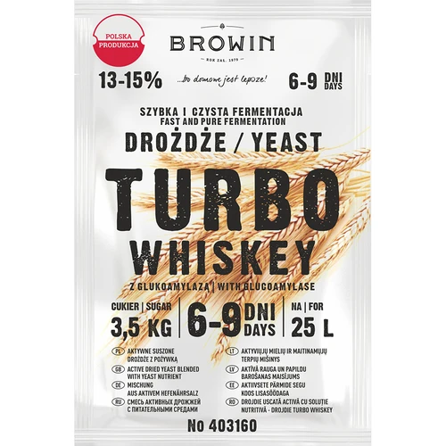 Destillerijäst Turbo Whiskey