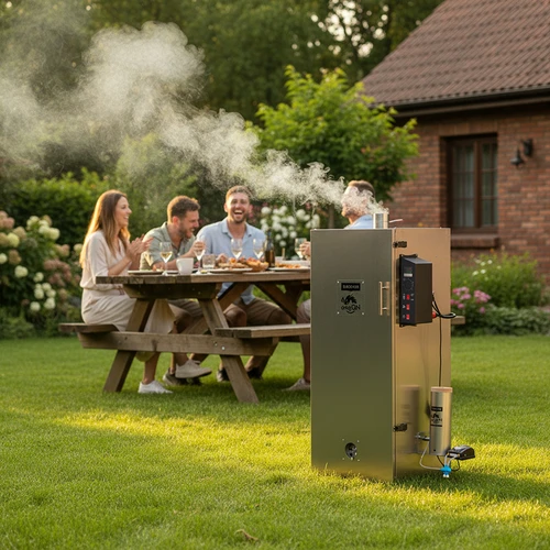 dragON rökskåp i stål 220 L – med digital styrning - 13