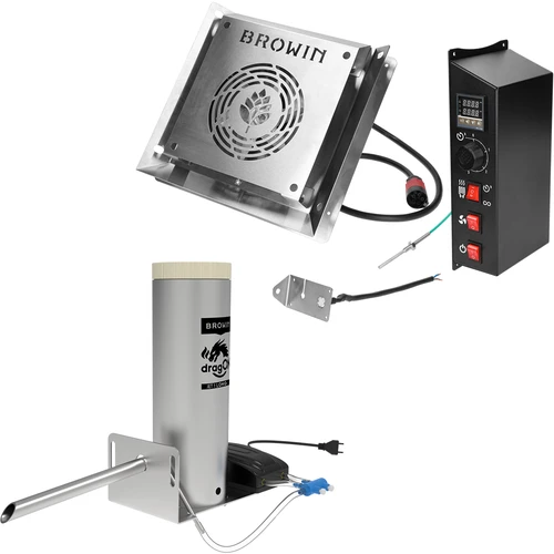 DragON-set för rökugn - elektriska moduler med digital styrenhet och rökgenerator JET 1 LONG