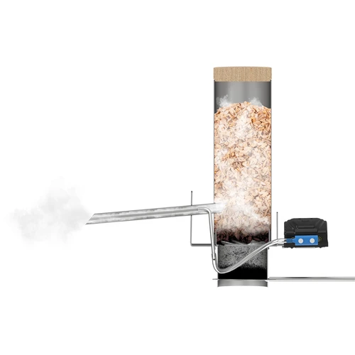 DragON-set för rökugn - IQ-moduler med Wi-Fi och JET 2 LONG rökgenerator med asklåda - 9