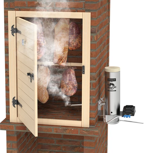 DragON-set för rökugn - IQ-moduler med Wi-Fi och JET 2 LONG rökgenerator med asklåda - 19