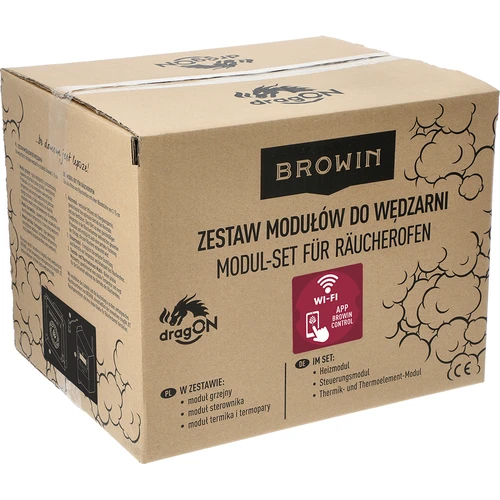 DragON-set för rökugn - IQ-moduler med Wi-Fi och rökgenerator JET 1 LONG - 23