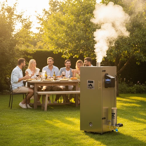 dragON stålrökskåp 220 L, IQ – med Wi‑Fi-styrenhet - 15
