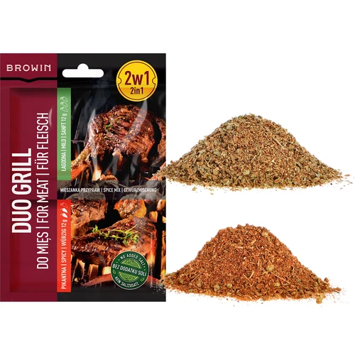 Duo Grill för kött, kryddblandning 2 i 1, 2 x 12 g - 3