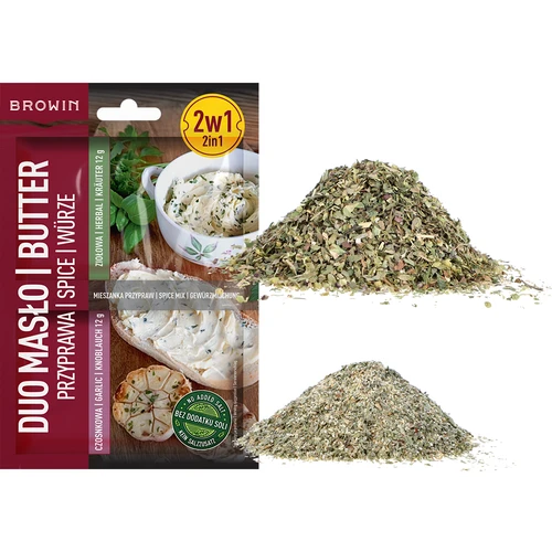 Duo Smör - vitlöks- och örtkrydda 2 i 1, 2 x 12g - 3