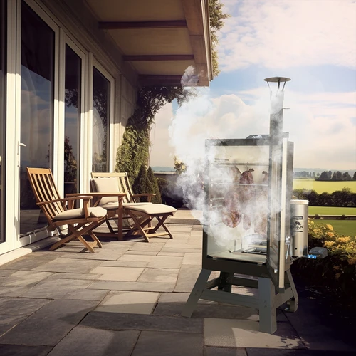 Elektrisk rök dragON med mobil bas och rengöringsvätska - 30