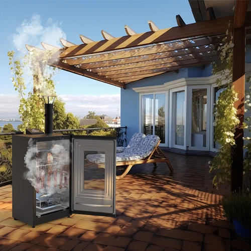 Elektrisk rök - dragON med rökgenerator, digital 65 L - 32